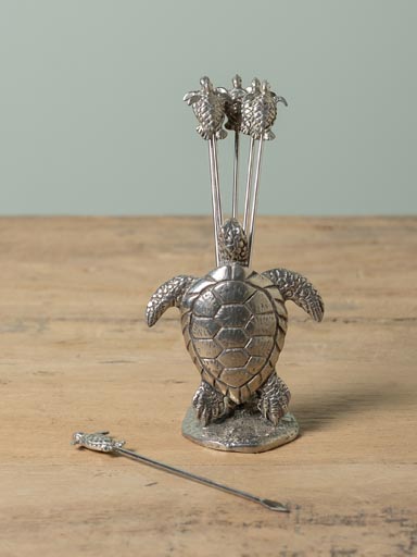Toothpick holder set turtle