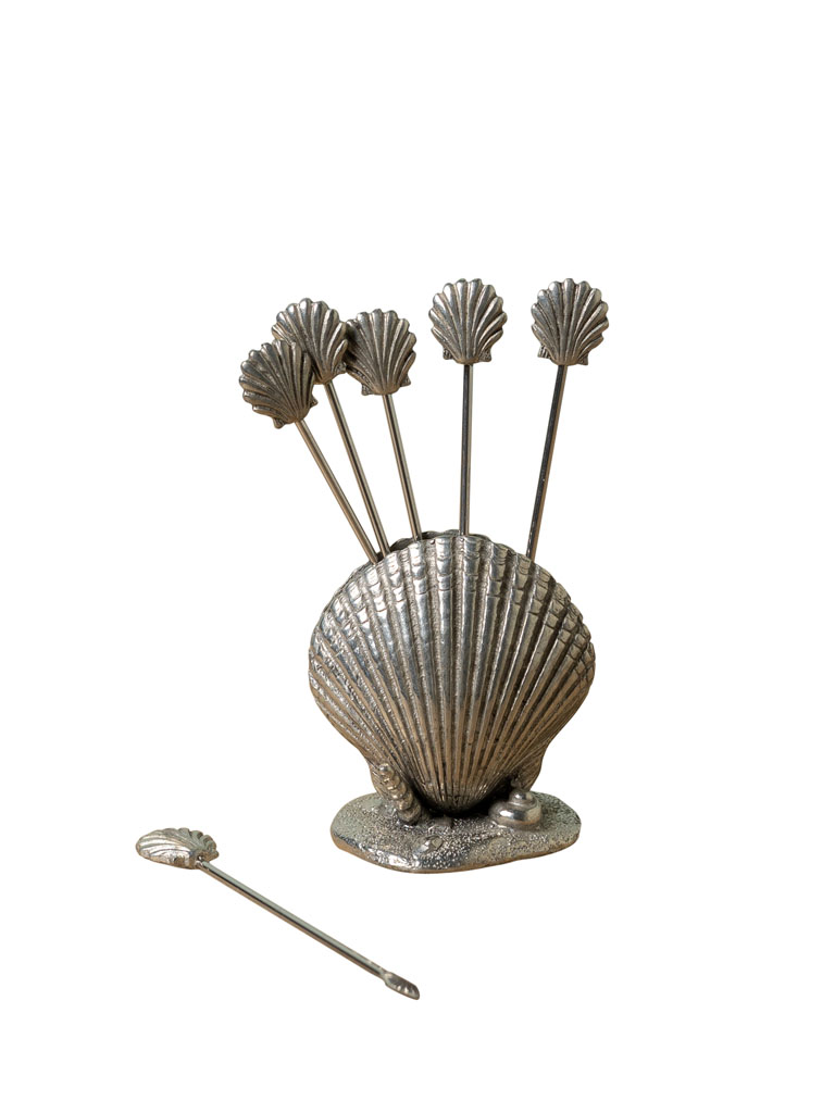 Toothpick holder set seashell - 2