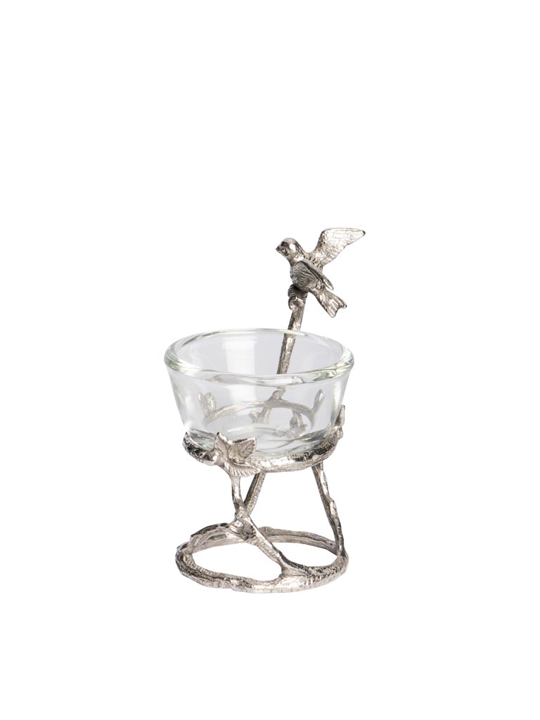Small cup with bird on branch - 2