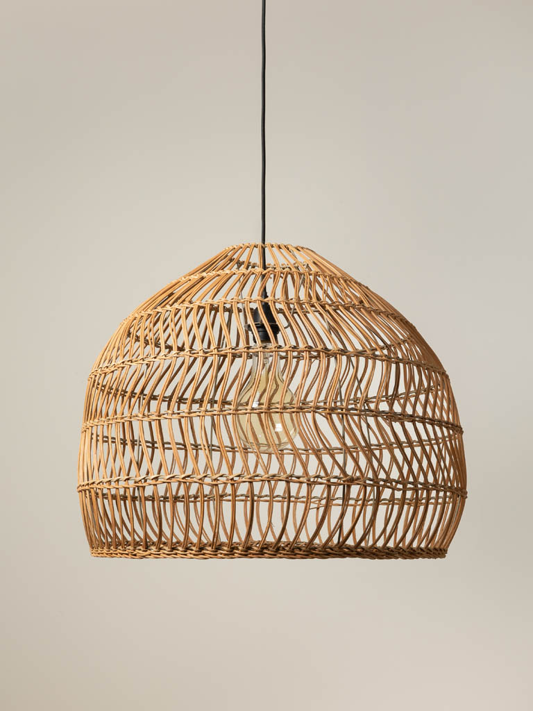 Hanging rattan lamp Livia - 1