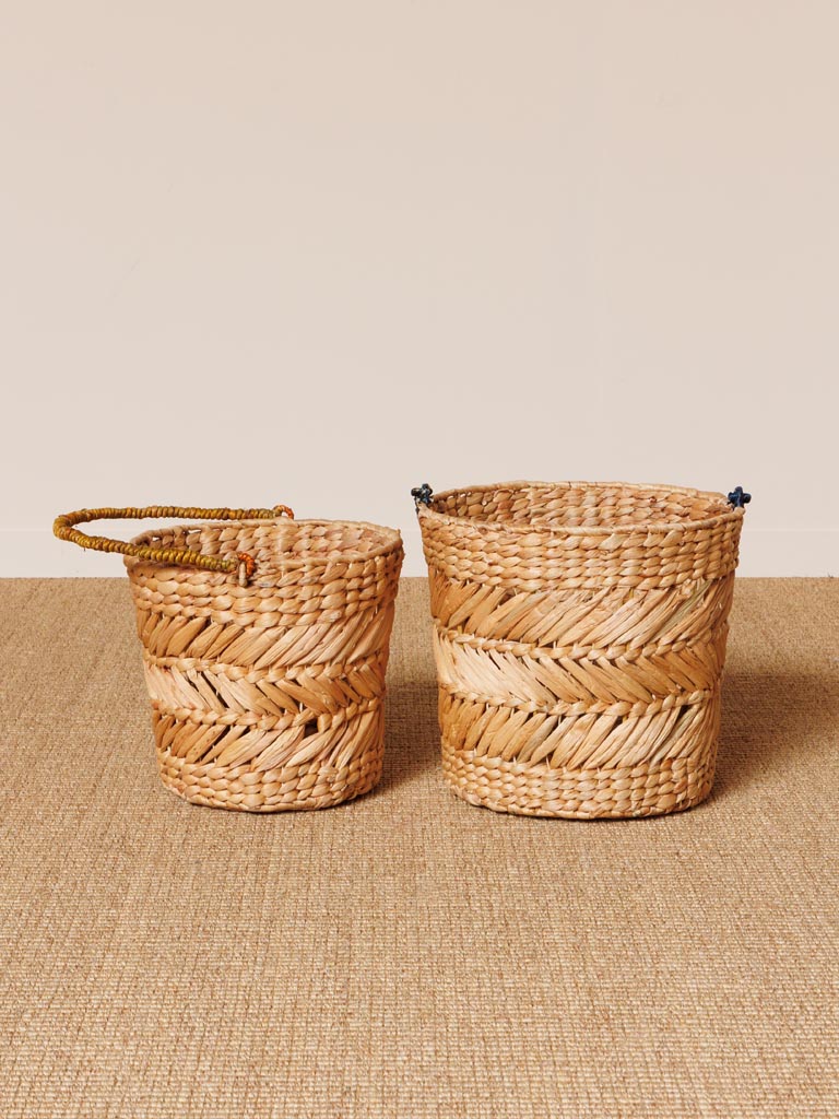 S/2 baskets colored handles - 5