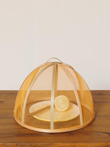 Cloche bambou orange