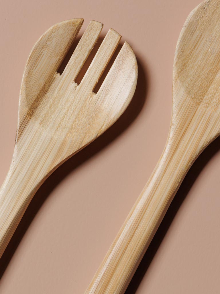 S/2 salad servers Bamboo - 3