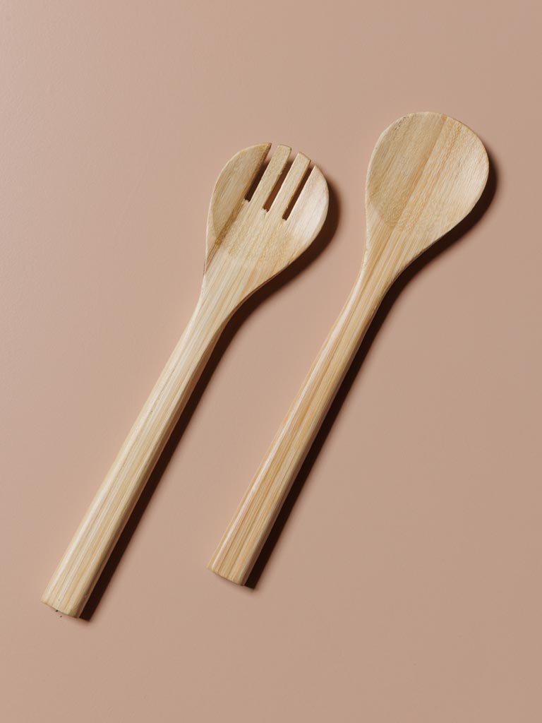 S/2 salad servers Bamboo - 4