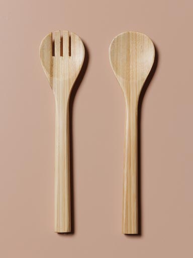 S/2 salad server Bamboo