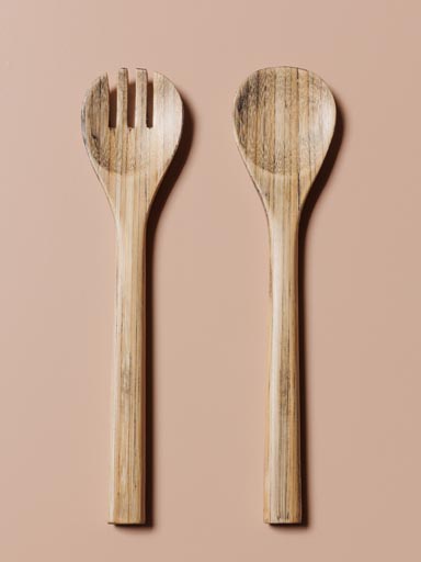 S/2 salad servers Bamboo