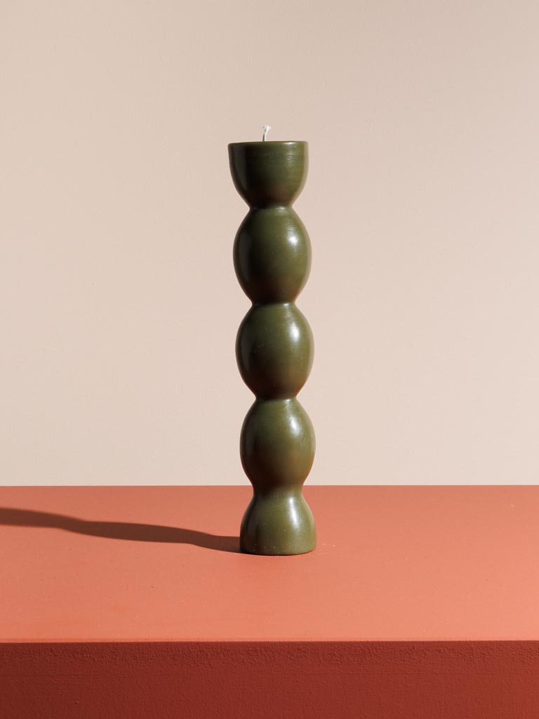 Lago candle olive tall Noka - 1