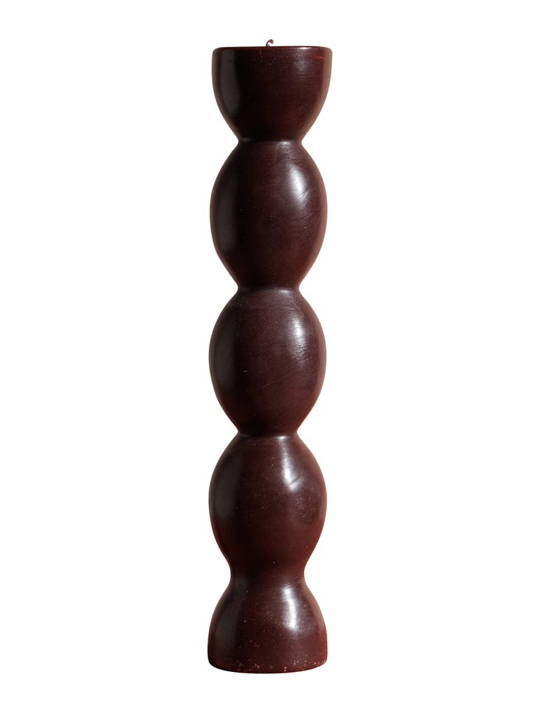 Lago candle Mahogany tall Noka - 2