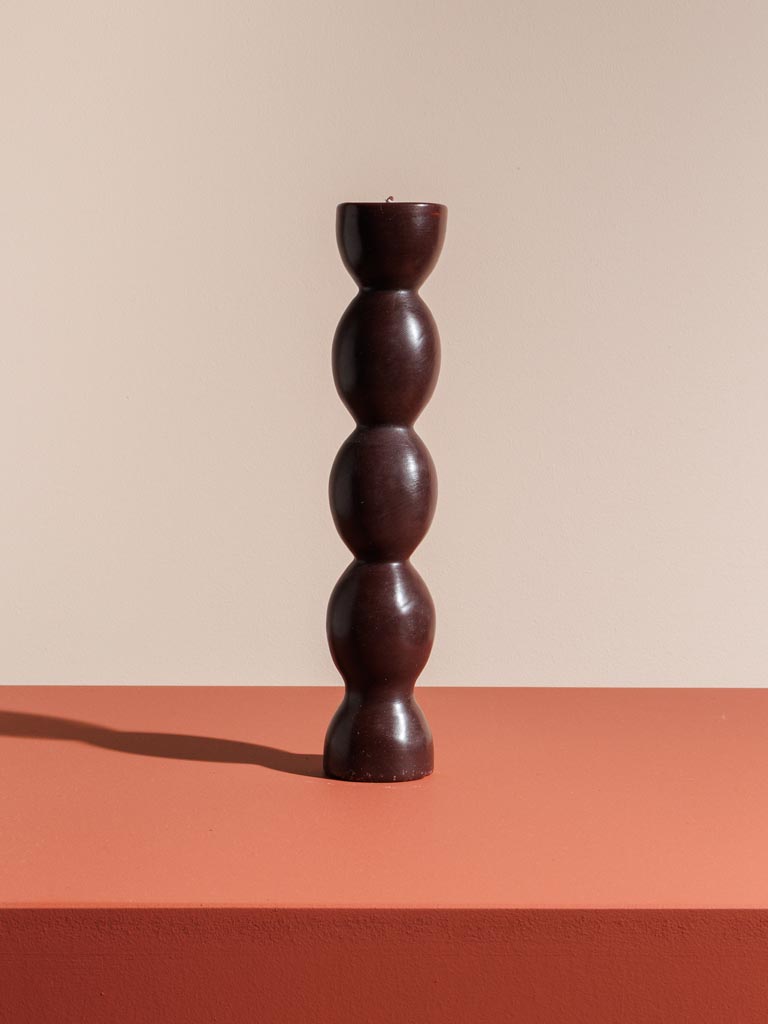 Lago candle Mahogany tall Noka - 1