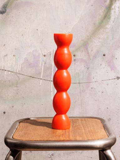 Lago candle orange tall Noka