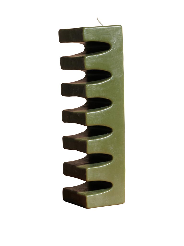 Velvet candle olive Noka - 2