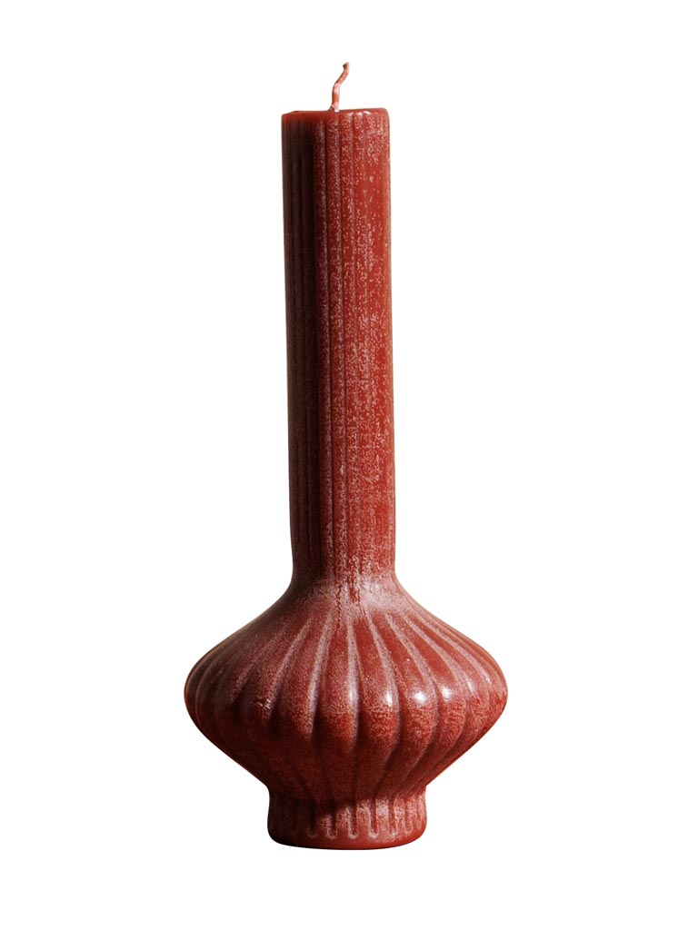 Delicate candle clay small Noka - 2