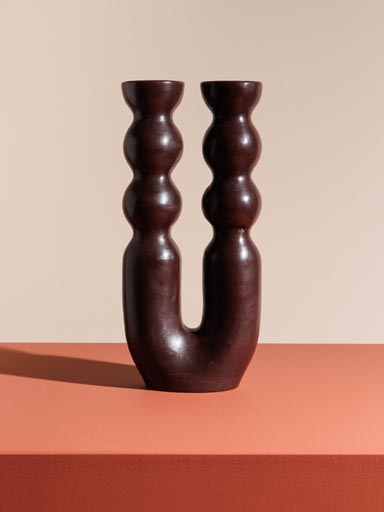 Pillars candle terracotta Noka