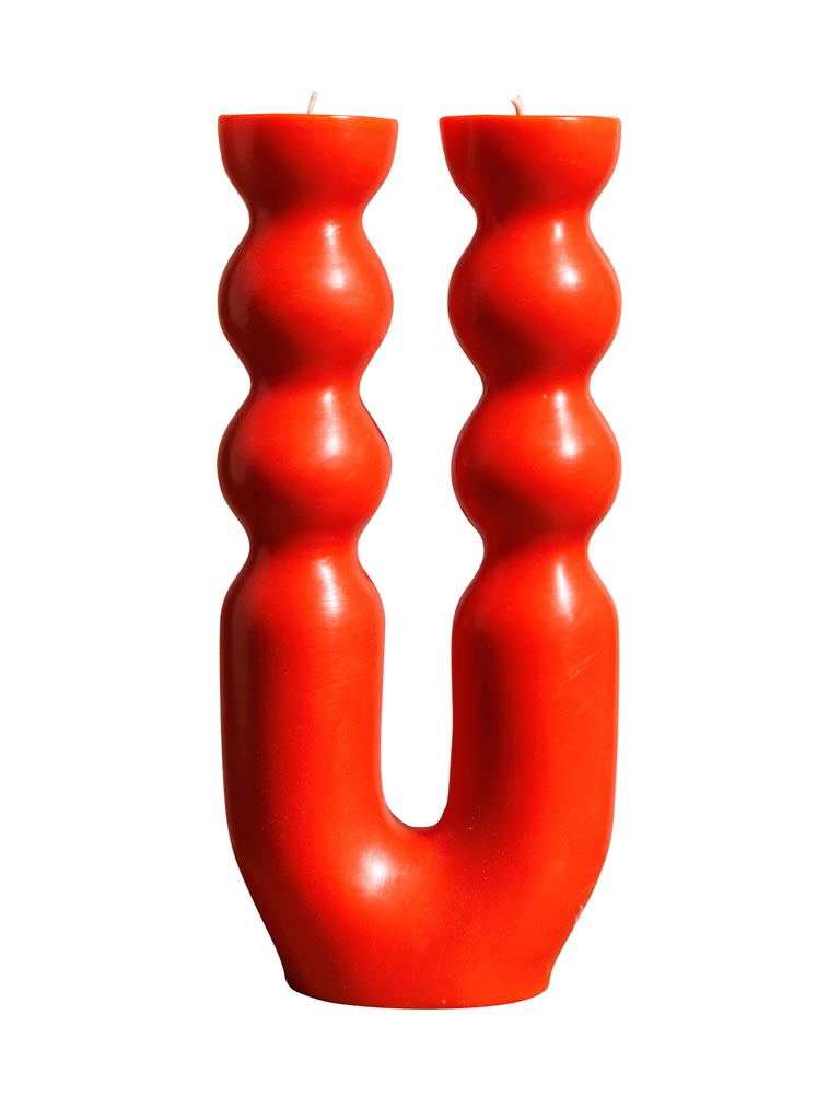 Pillars candle orange Noka - 2