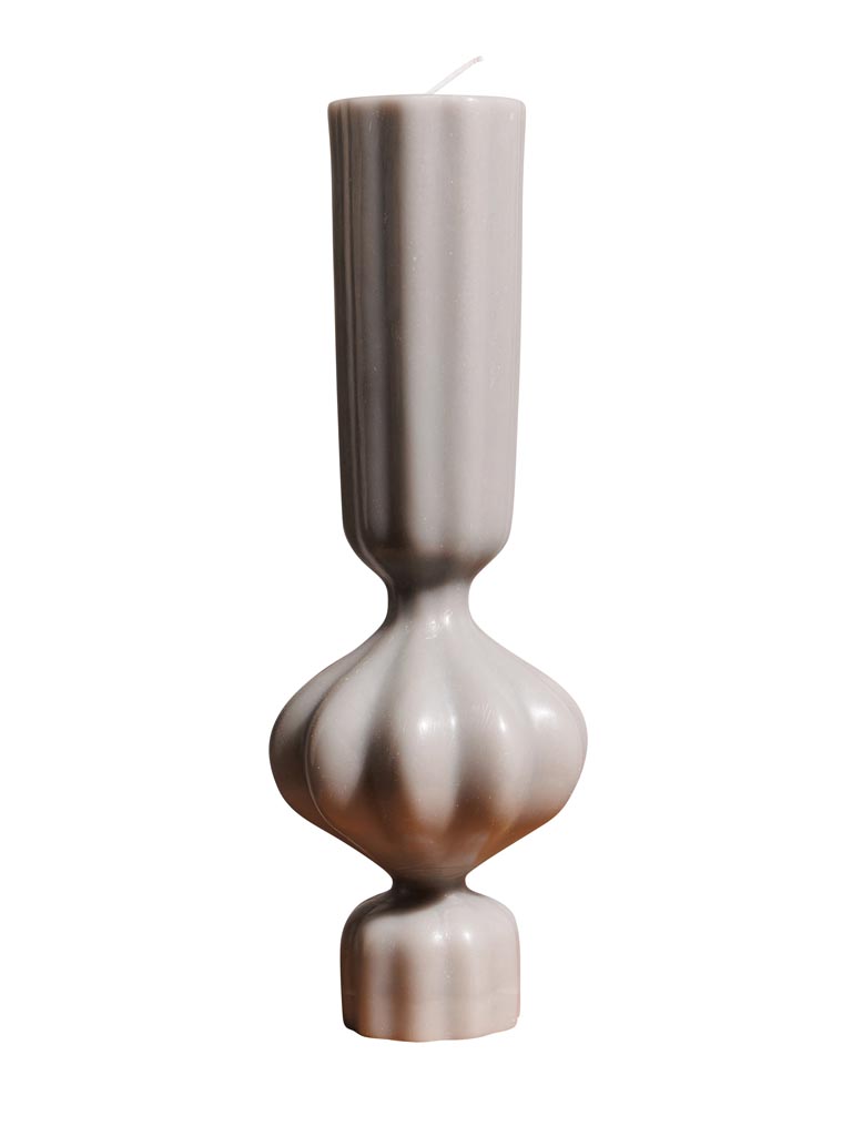 Bloom candle grey Noka - 2