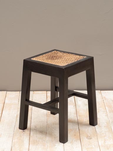 Tabouret noir Django