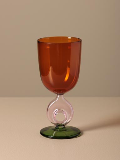 Wine glass pink Loop