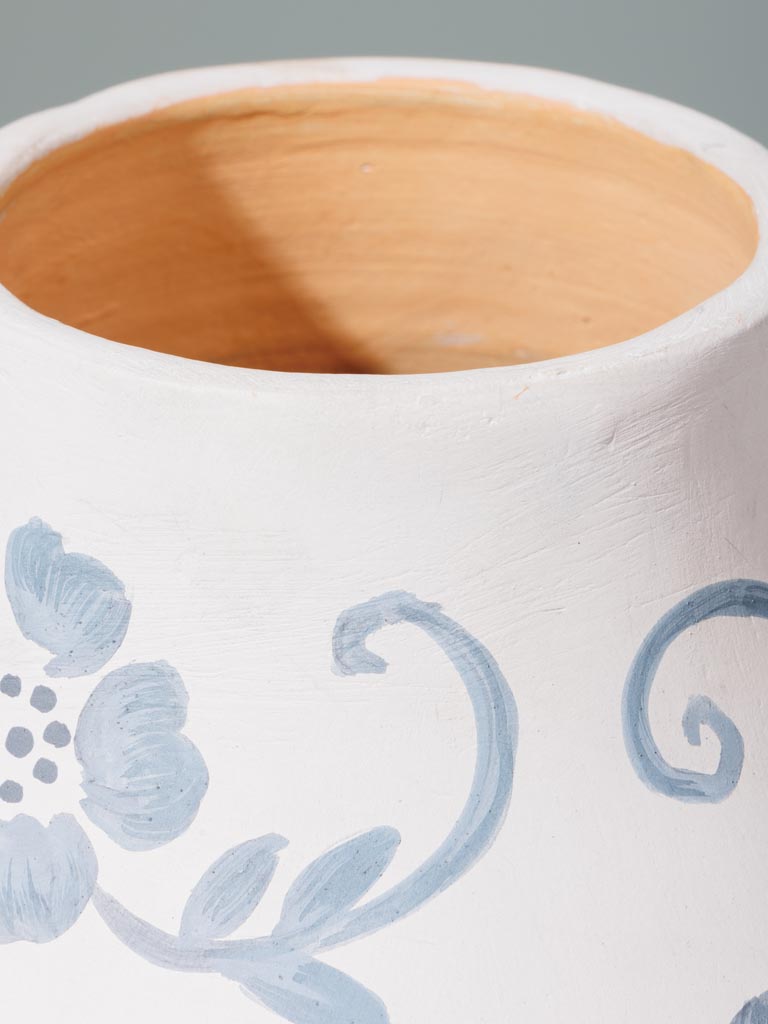 Vase peint à la main double anse Garance - 2