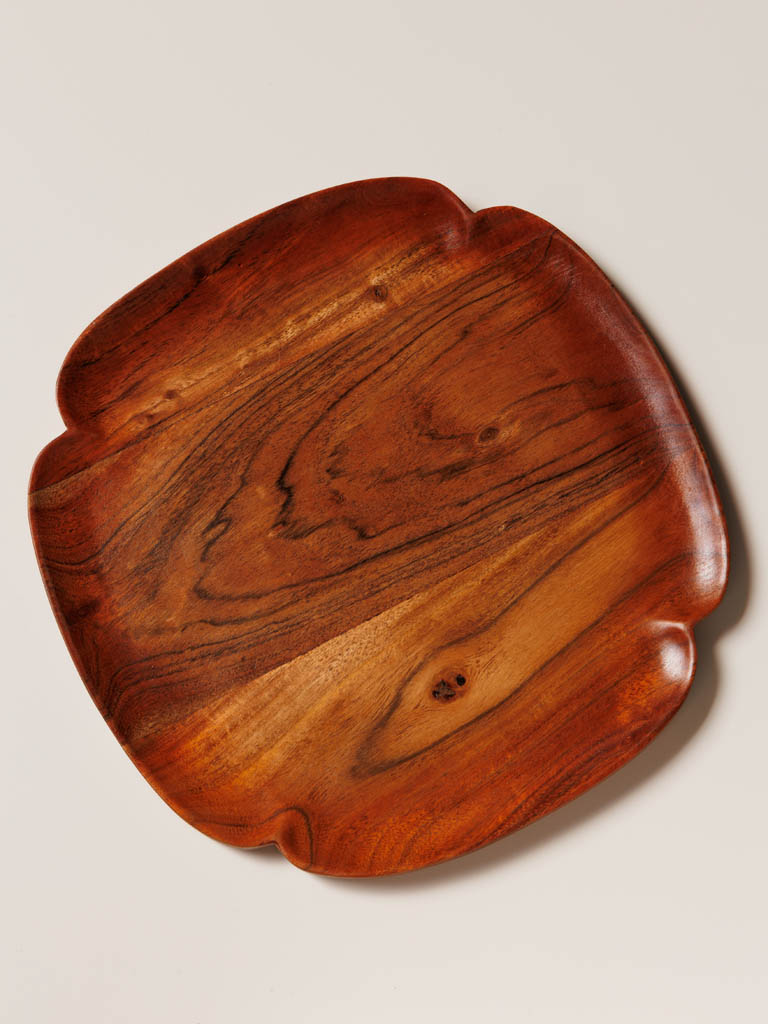 Large acacia tray - 1