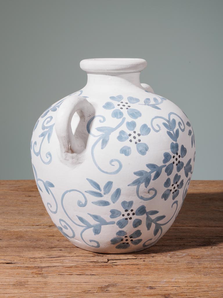 Vase peint à la main anse simple Garance - 7