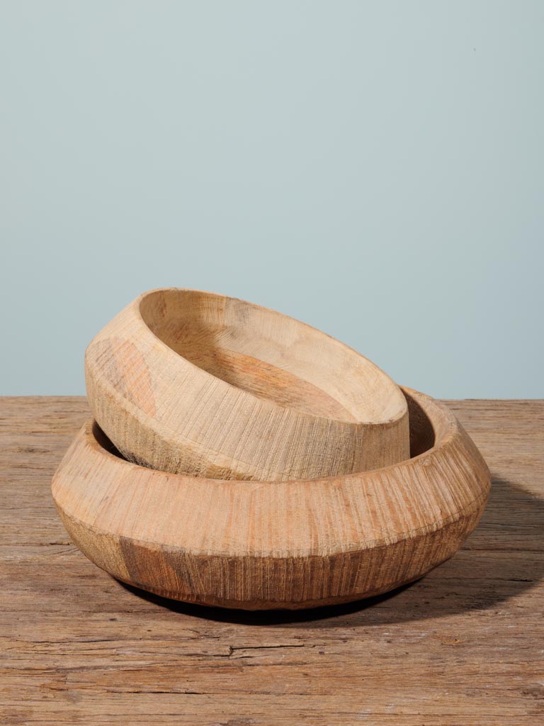 Large rustic salad bowl - 3