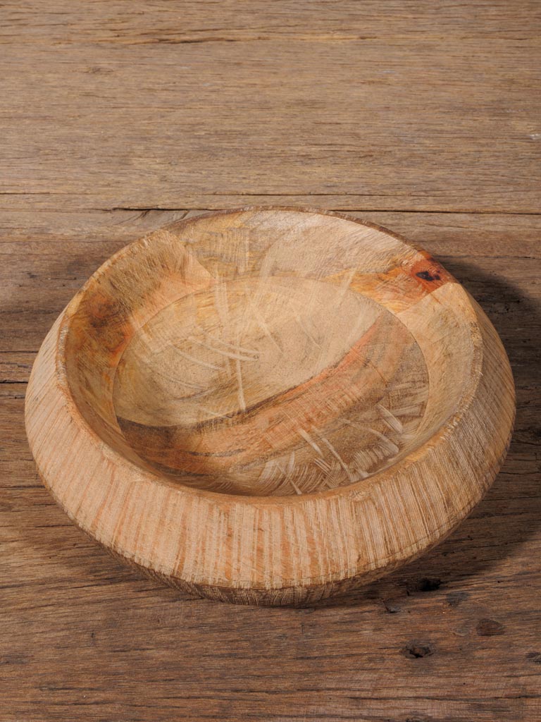 Large rustic salad bowl - 4