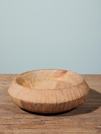 Large rustic salad bowl