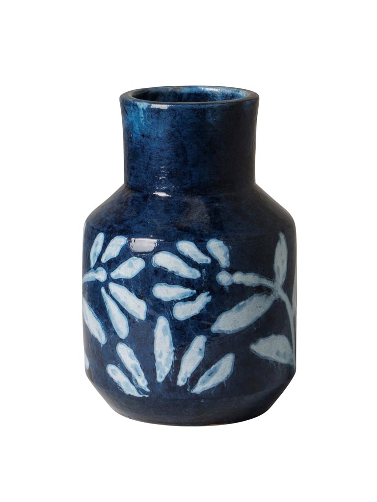 Small night blue vase Artisan - 2