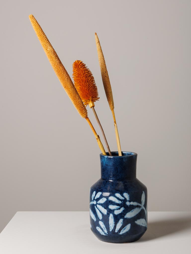 Small night blue vase Artisan - 3