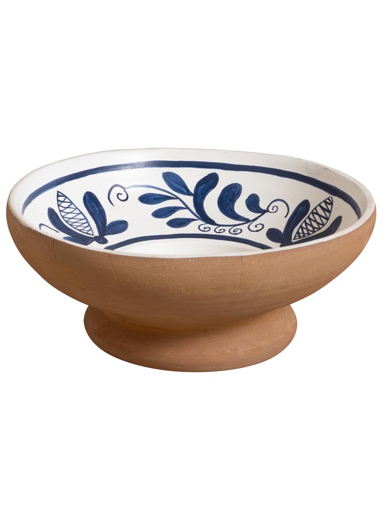 Handpainted terracotta bowl Bleuet - 2