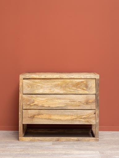 Chest of 3 drawers Prata