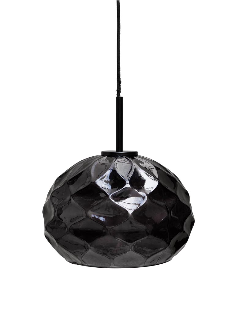 Hanging lamp black facets - 2