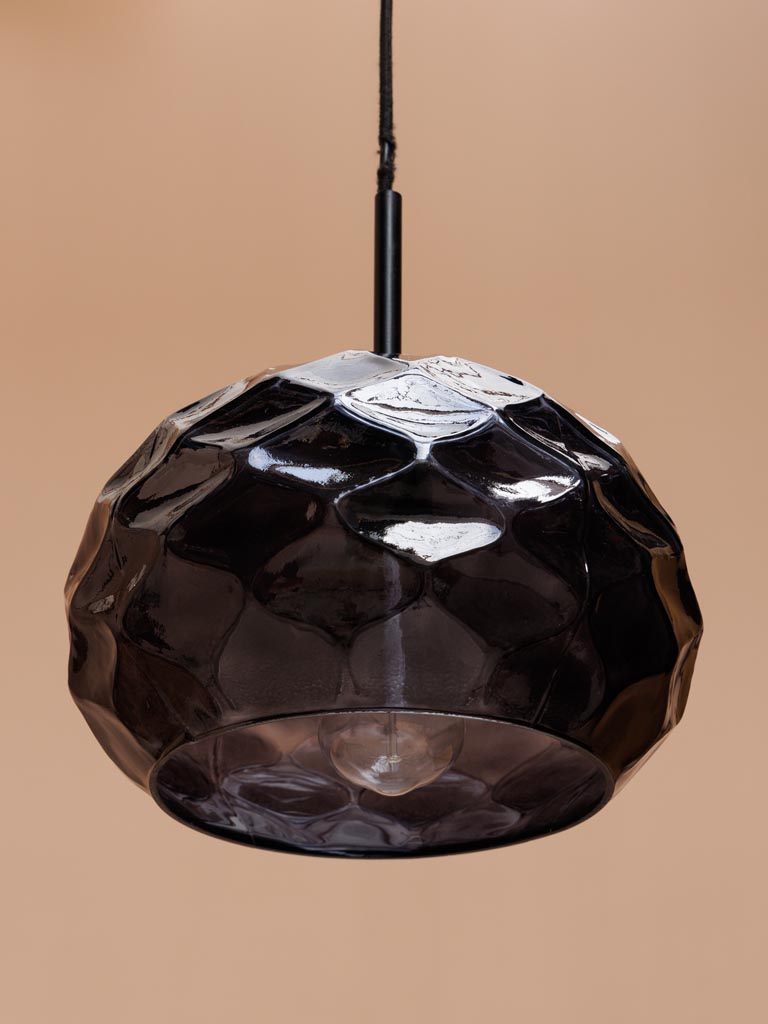 Hanging lamp black facets - 4