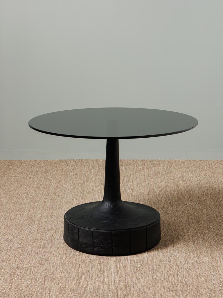 Smokey glass coffee table Stein - 1