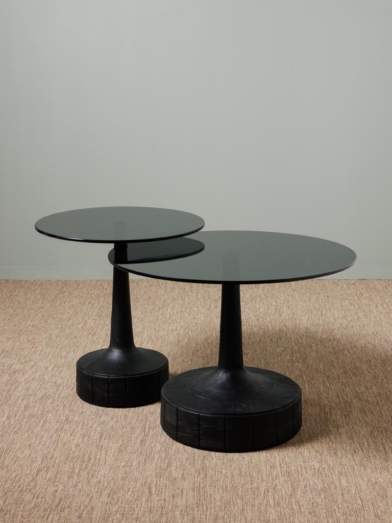 Smokey glass coffee table Stein - 3