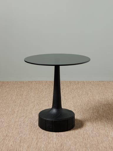 Smokey glass side table Stein