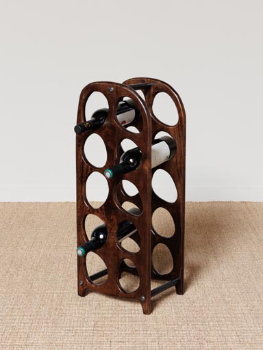  Bottle rack (10) dark mango