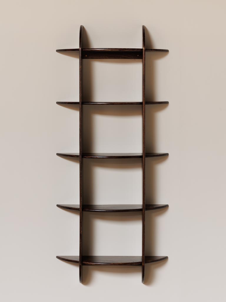 Brown wall shelf Kirill - 1