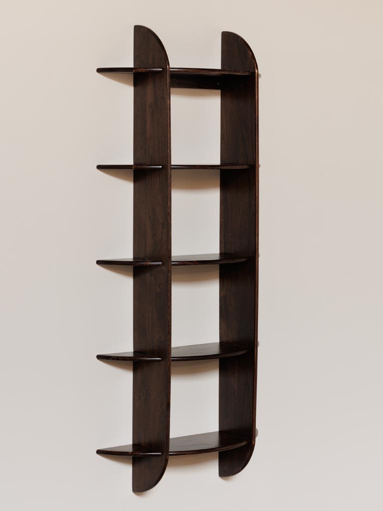 Brown wall shelf Kirill - 3