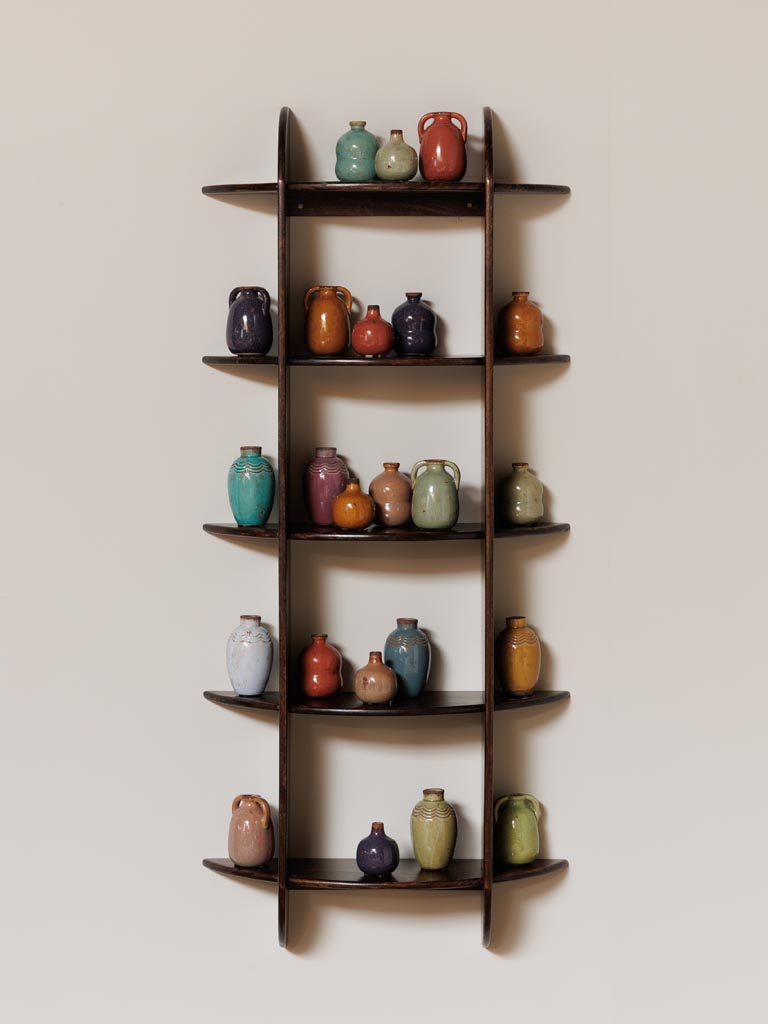 Brown wall shelf Kirill - 4