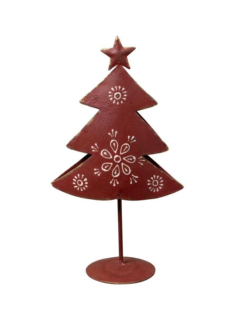 Sapin rouge sur pied - 2