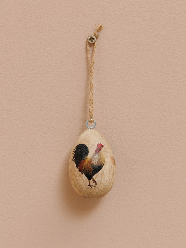 Egg hanging rooster - 1