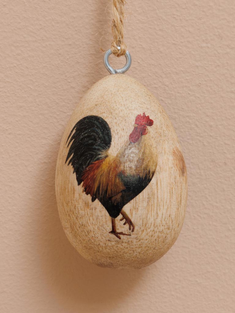 Egg hanging rooster - 3