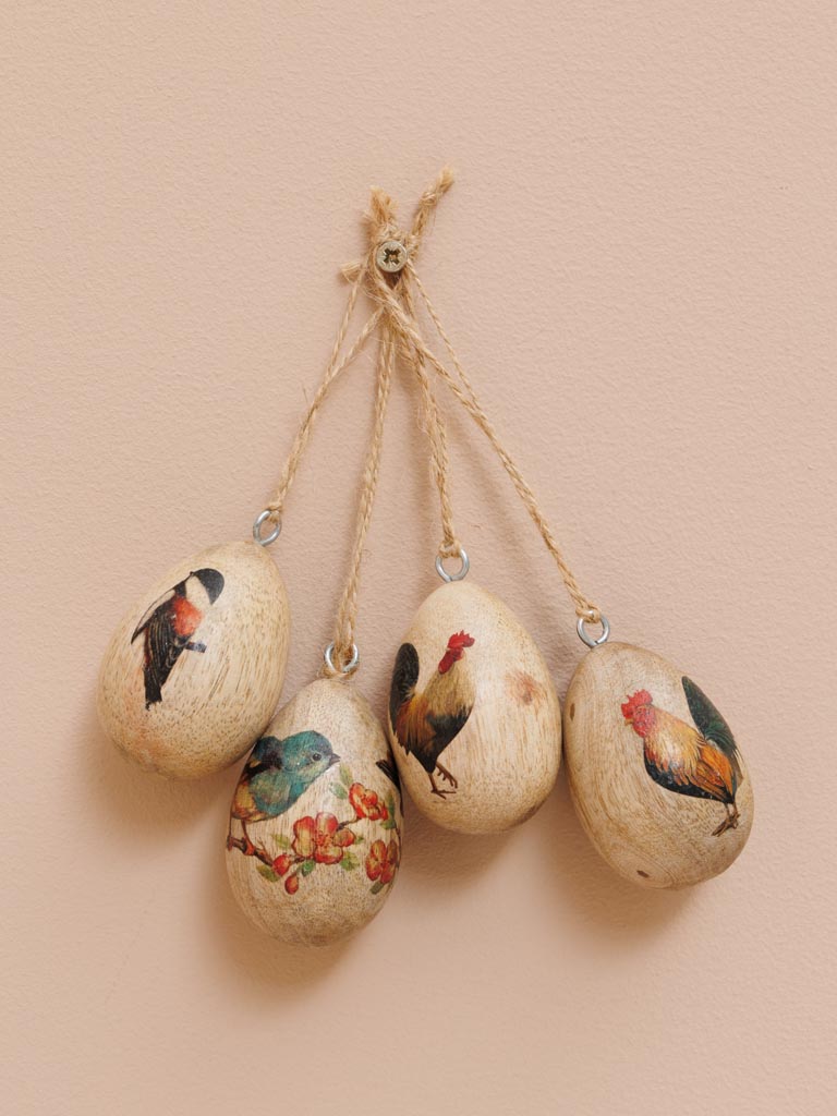 Egg hanging rooster - 4