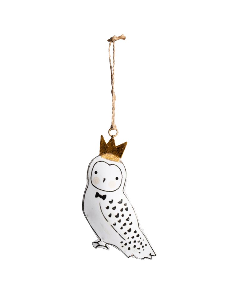 Hanging withe owl with crown - 2
