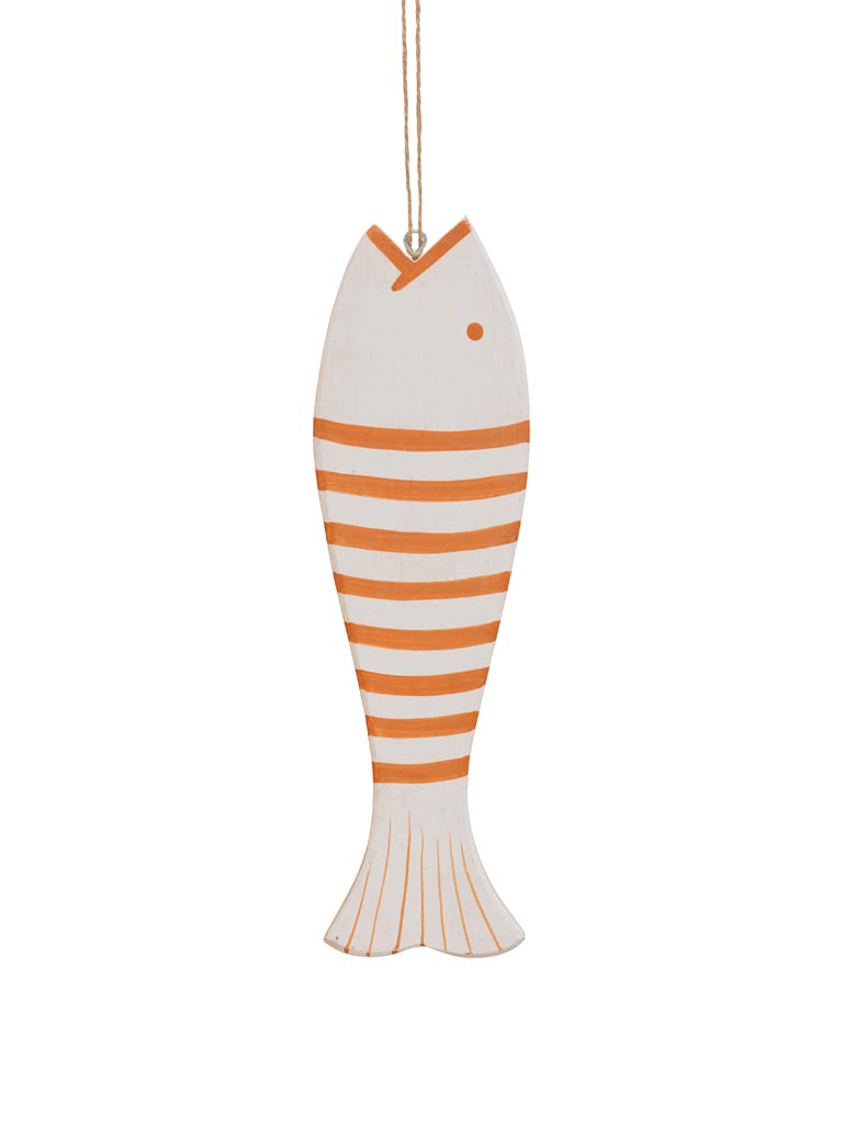 Hanging orange & white fish - 2