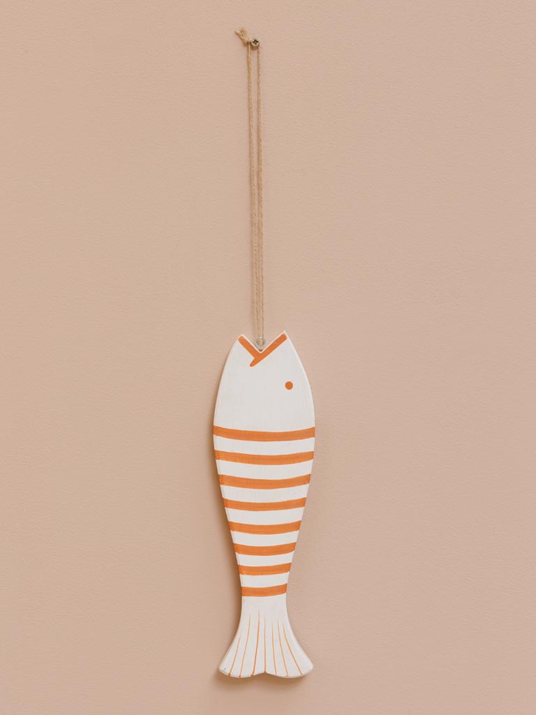 Hanging orange & white fish - 3