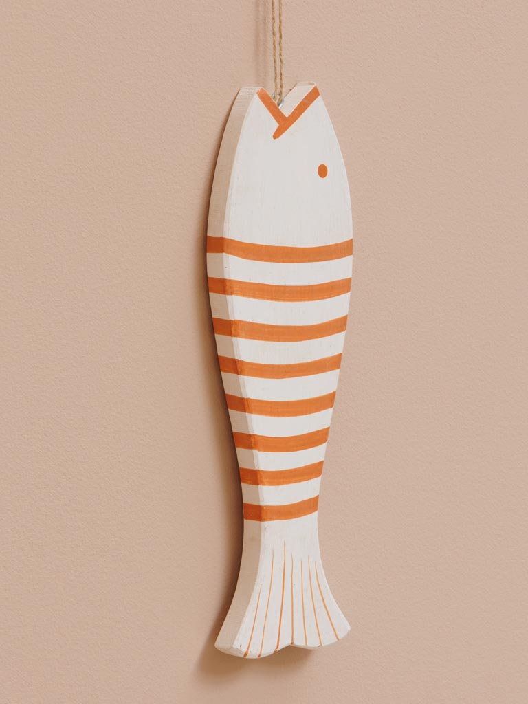 Hanging orange & white fish - 4
