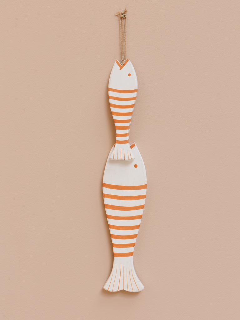 Hanging orange & white fish - 6