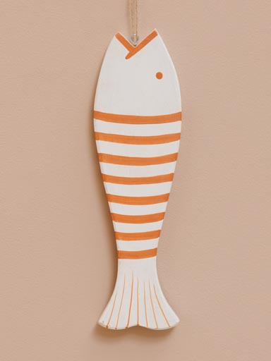 Hanging orange & white fish